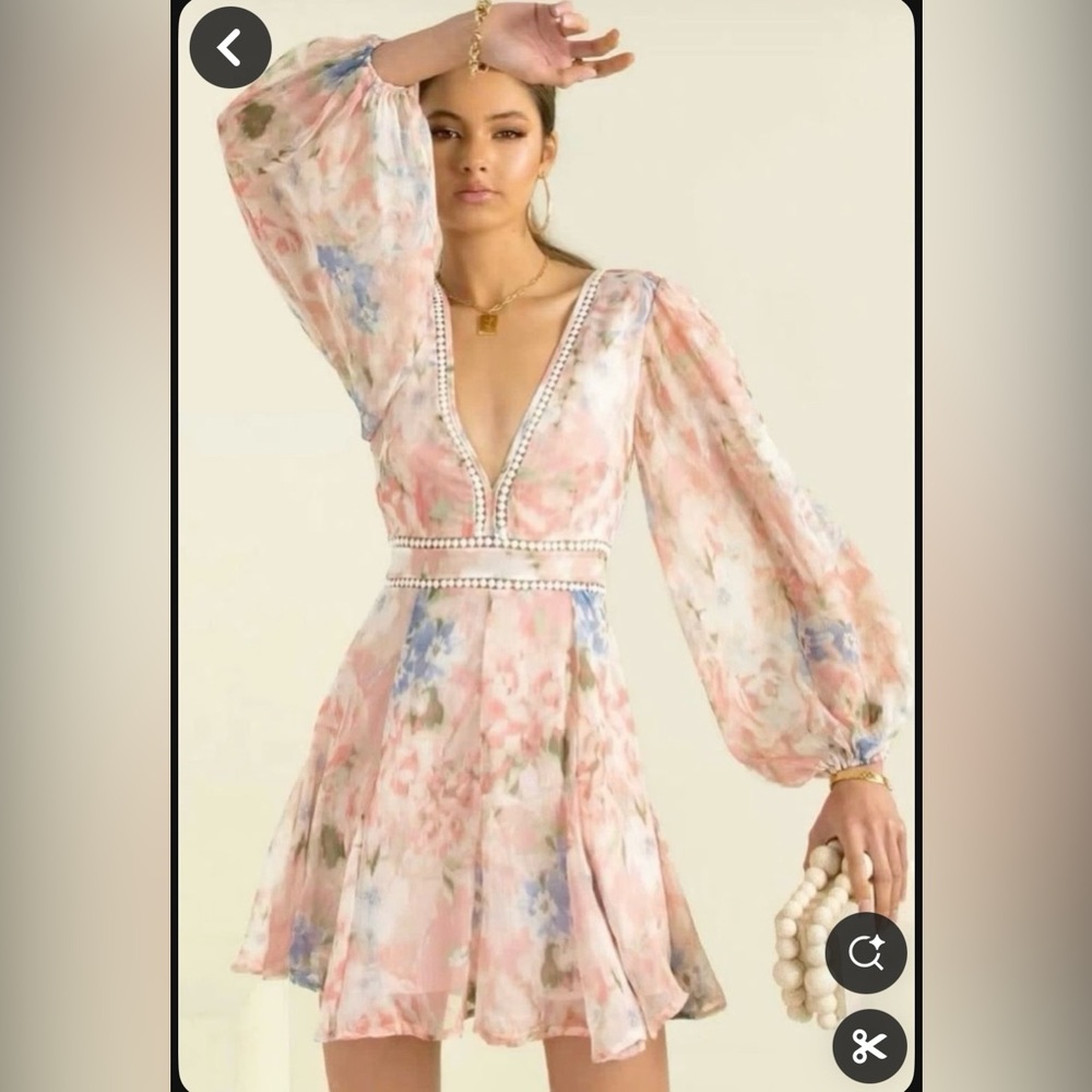 Floral Chiffon Dress